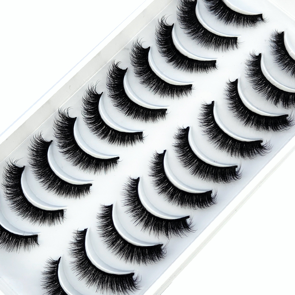 HBZGTLA 10paris Cat Eyelashes  - مراجعة Eyelash Extension Human Hair وسعره