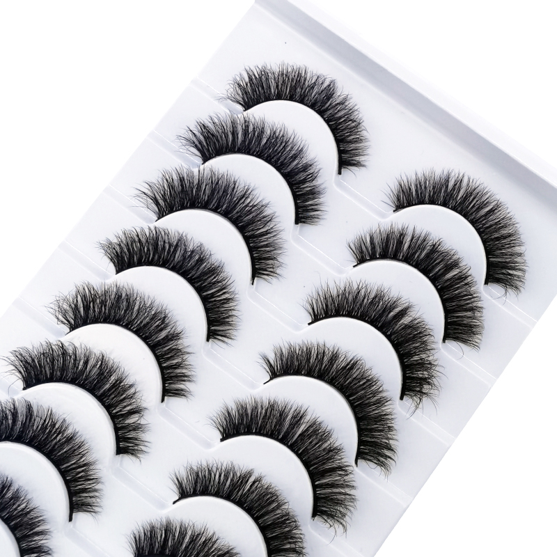 HBZGTLA 10paris Cat Eyelashes  - مراجعة Eyelash Extension Human Hair وسعره