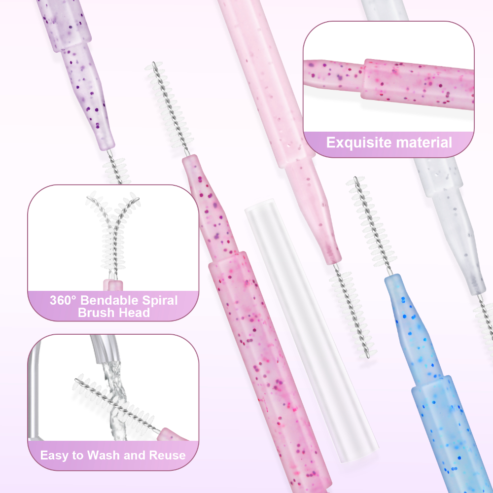 MAYOOC Mini Eyebrow Brush Brow - مراجعة Eyelash Extension Uv Glue وسعره