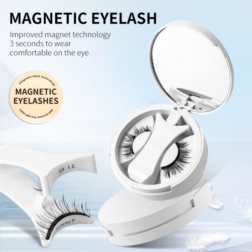 Portable Magnetic Eyelashes Ki - مراجعة Faux Mink Lash وسعره