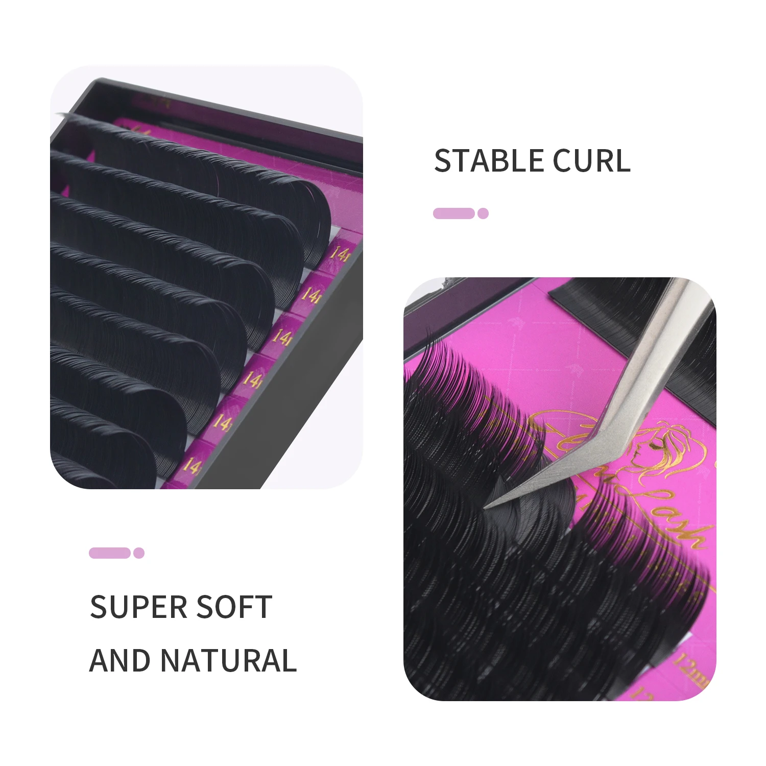 GLAMLASH 16Rows Faux mink soft - مراجعة Faux Mink Lash وسعره