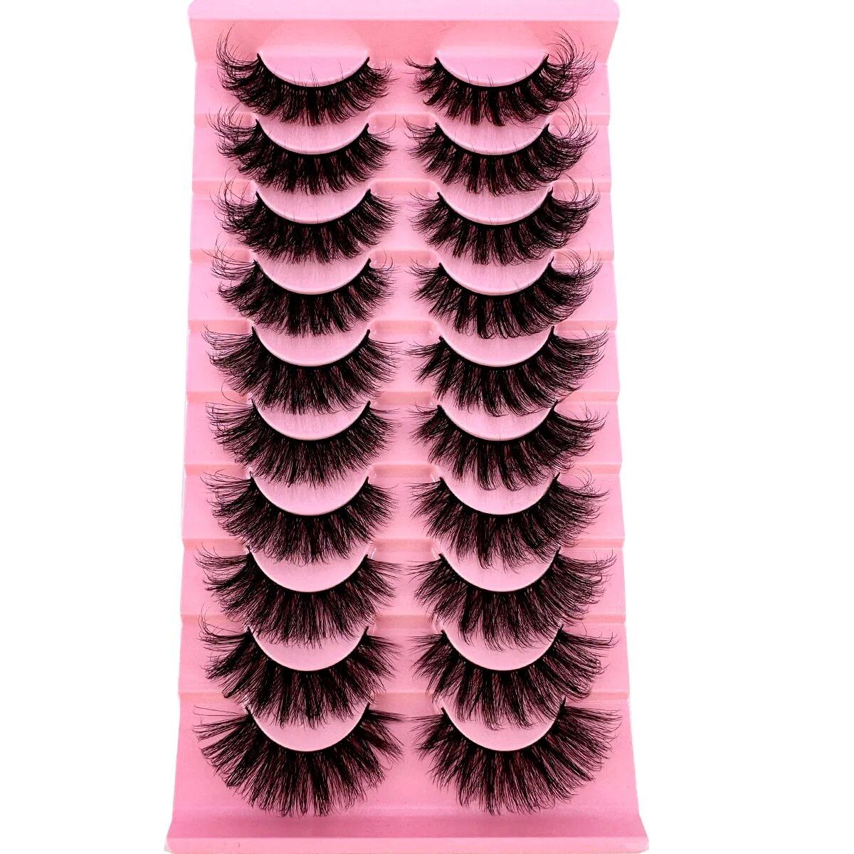 NEW 10 Pairs Cat Eye Lashes Fl - مراجعة Eyelash Extension Cat Eye وسعره