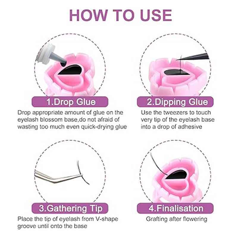 100pcs/bag Disposable Eyelash  - مراجعة Eyelash Extension Double Lash وسعره
