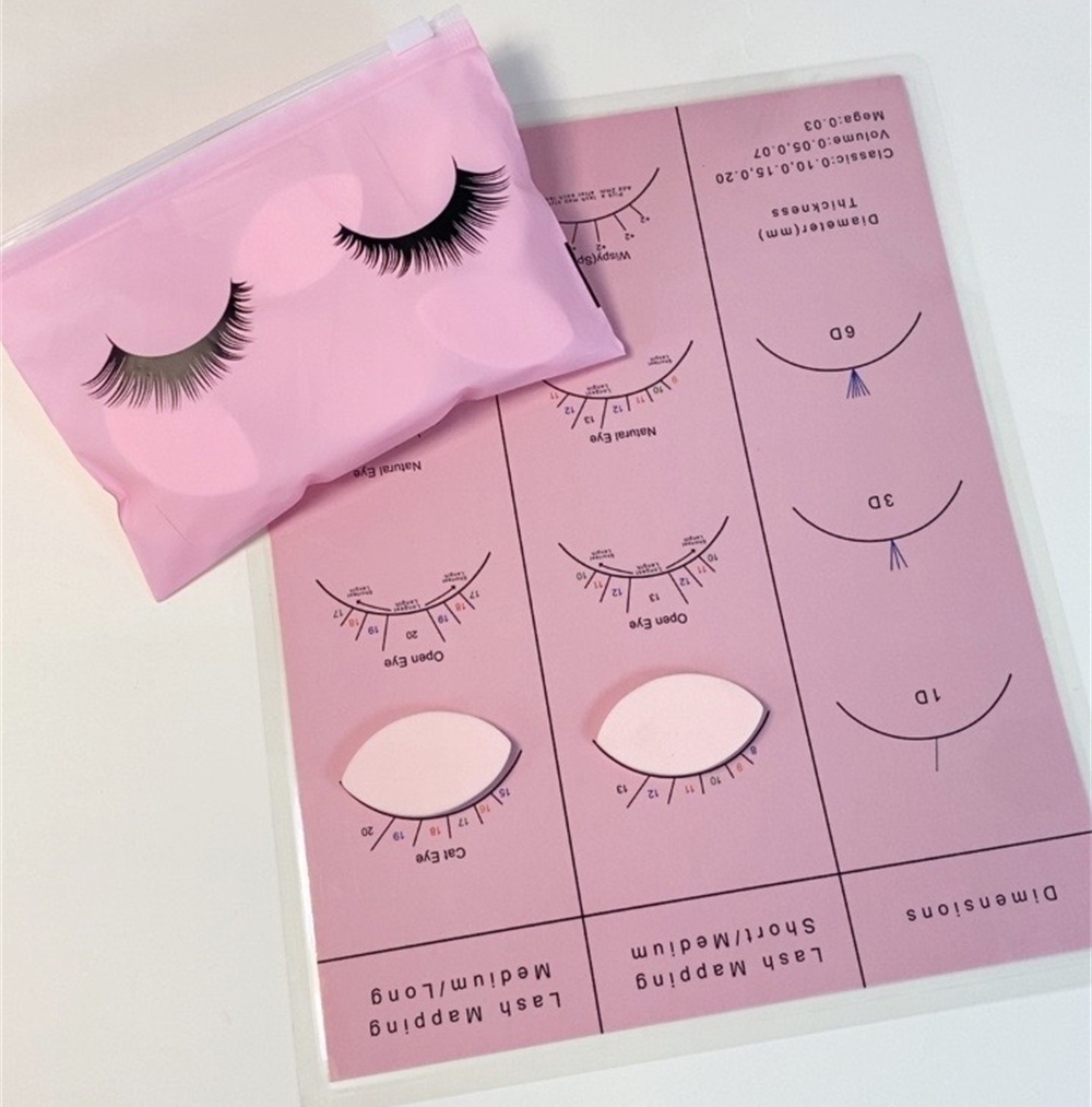 Beginner Lash Map Chart Wispy  - مراجعة Eyelash Extension Menu وسعره