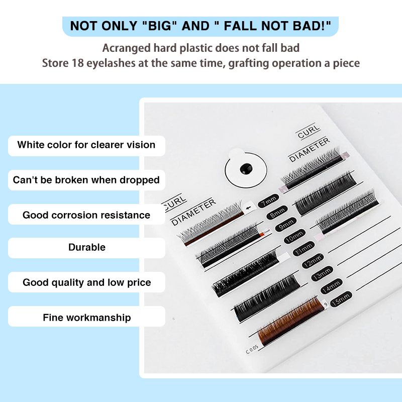 MASSA NEW Grafting Eyelash Tab - مراجعة Lash Tray Organizer وسعره