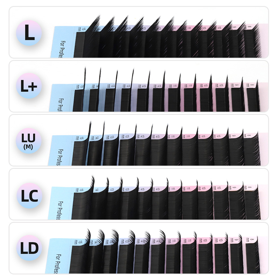 RUJADE L L+ LC LD LU(M) Curl I - مراجعة Eyelash Extension Human Hair وسعره