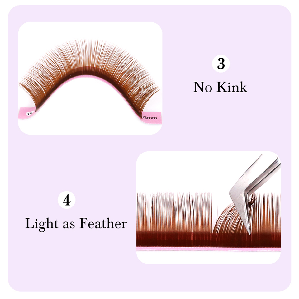 Dark Brown Eyelash Extension 0 - مراجعة Eyelash Extension Human Hair وسعره