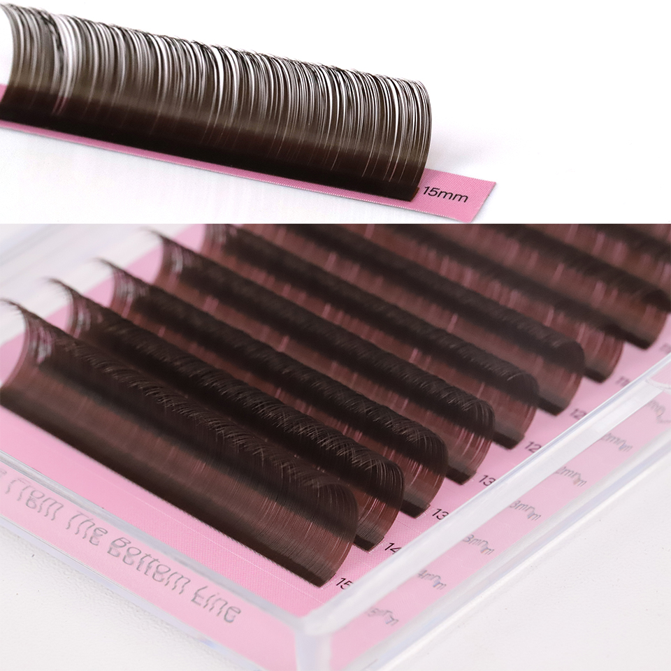 Dark Brown Eyelash Extension 0 - مراجعة Eyelash Extension Human Hair وسعره