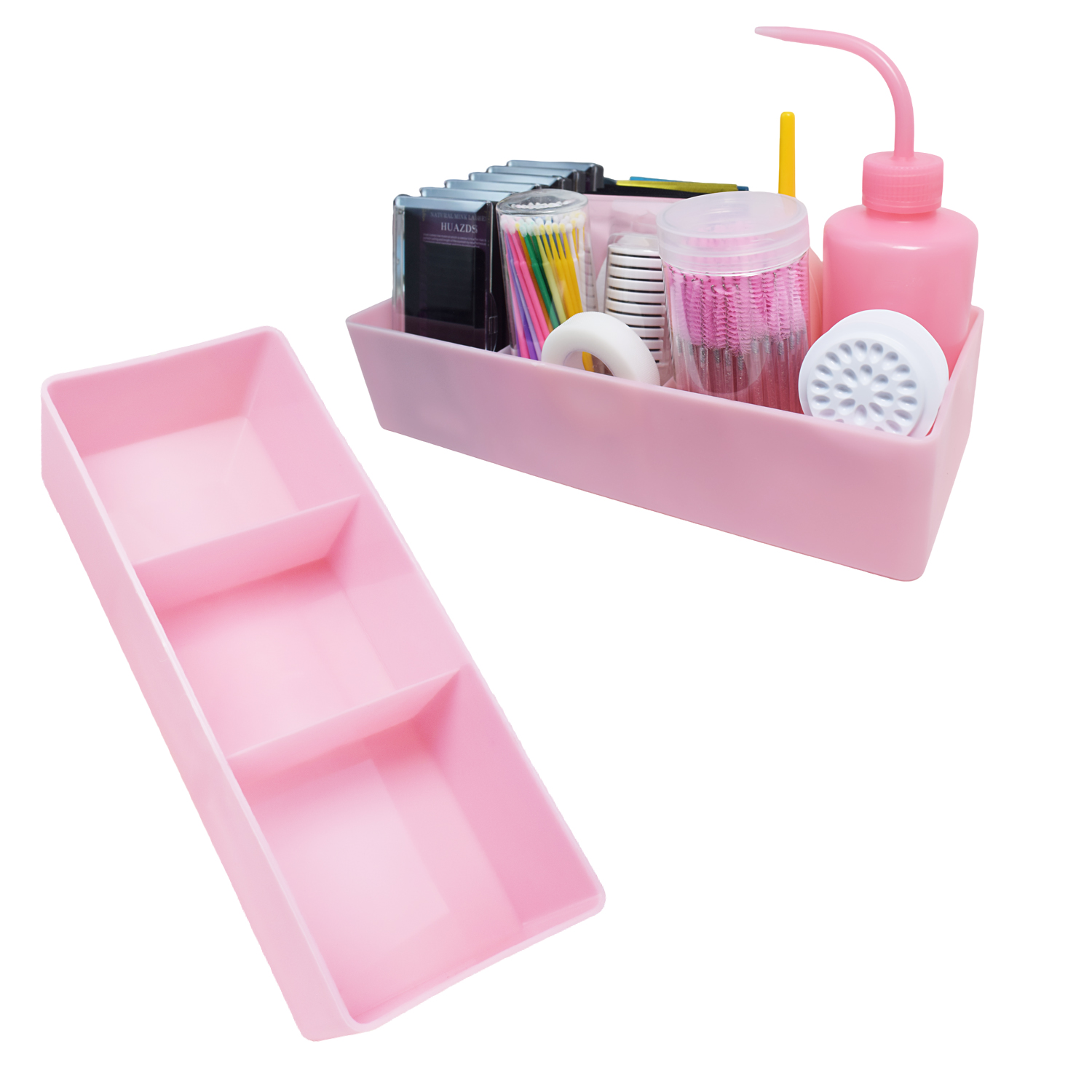 False Eyelash Storage Box For  - مراجعة Lash Tray Organizer وسعره