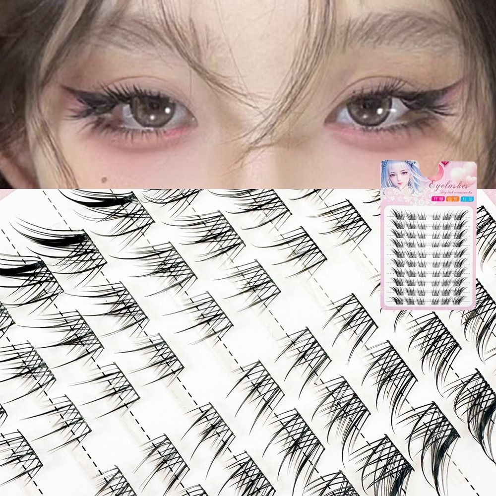 3D Cat Eye Clusters Lashes Nat - مراجعة Eyelash Extension Cat Eye وسعره
