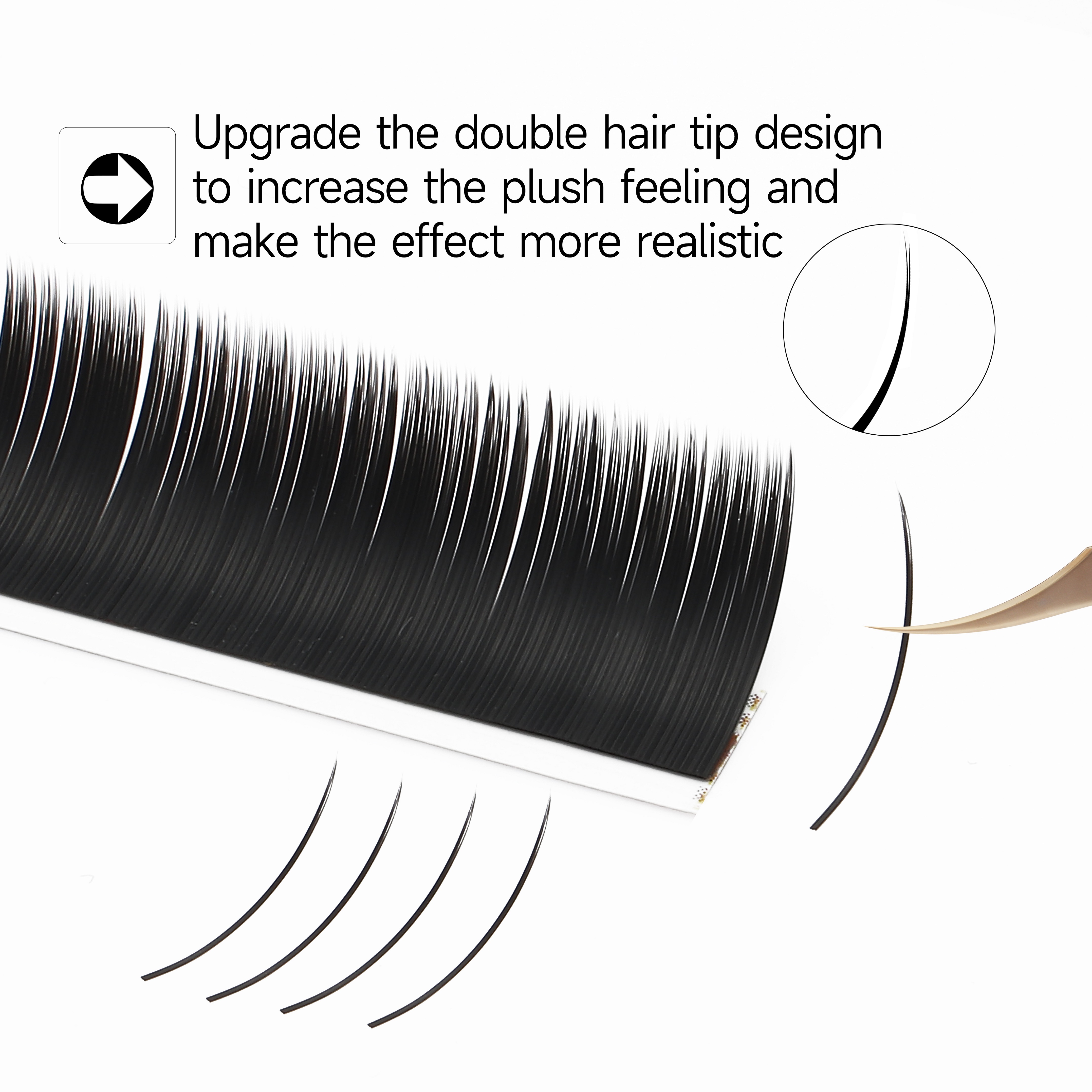 XIUSUZAKI Flat Ellipse Eyelash - مراجعة Eyelash Extension Human Hair وسعره