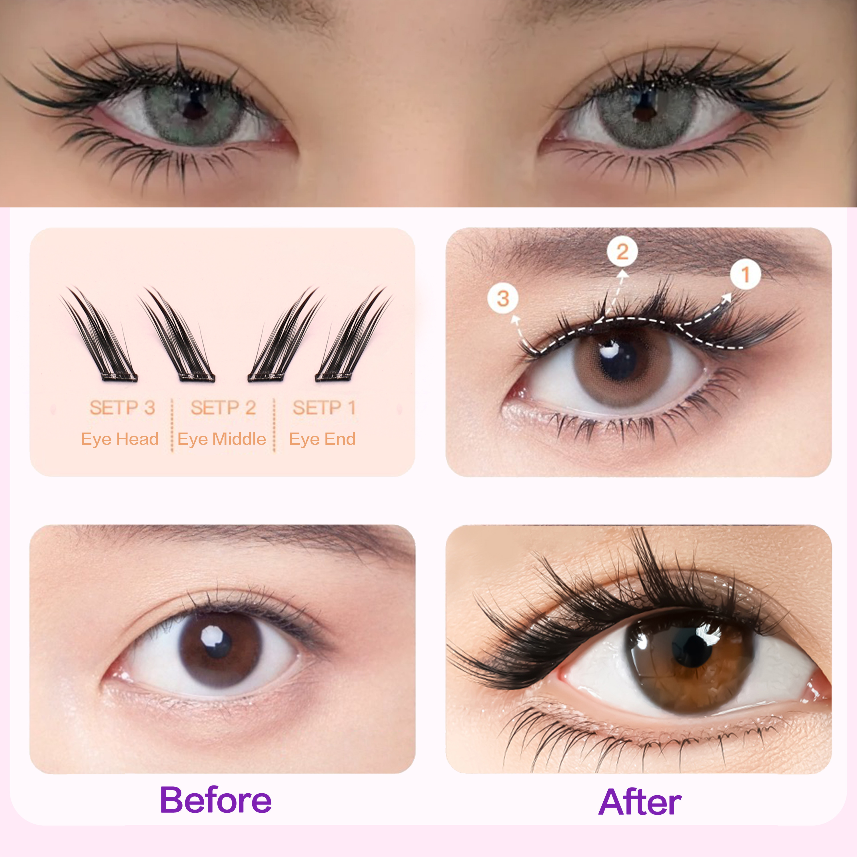FindLove Fox Eye Lashes Pre Gl - مراجعة Eyelash Extension Uv Glue وسعره