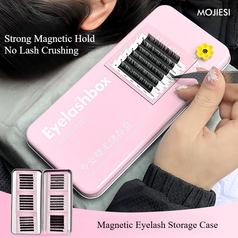Women Magnetic Storage Box for - مراجعة Eyelash Extension Uv Glue وسعره
