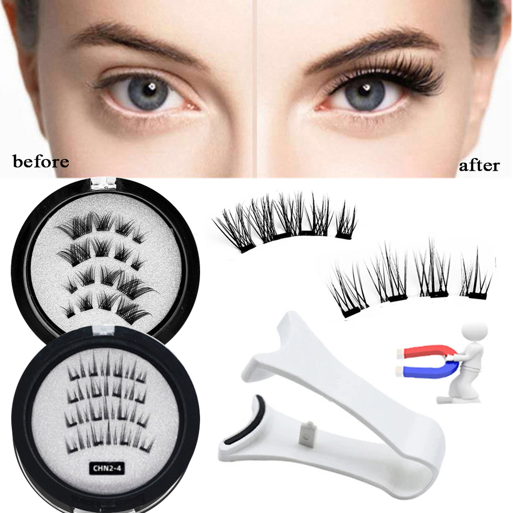 Glue-free Magnetic Eyelashes 3 - مراجعة Eyelash Extension Uv Glue وسعره