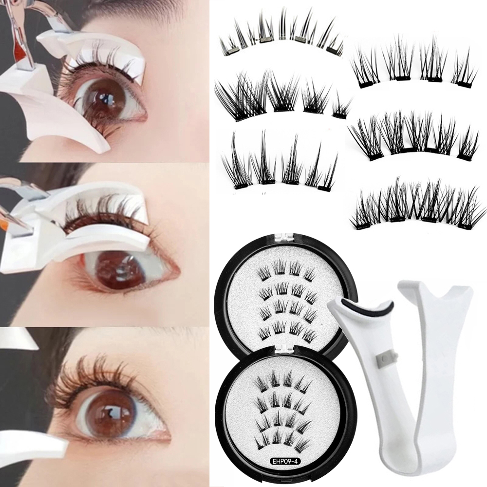 Glue-free Magnetic Eyelashes 3 - مراجعة Eyelash Extension Uv Glue وسعره