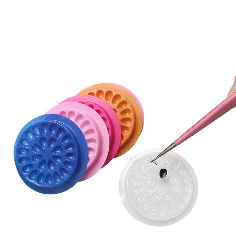 100pcs Eyelash Glue Holder Eye - مراجعة Eyelash Extension Uv Glue وسعره
