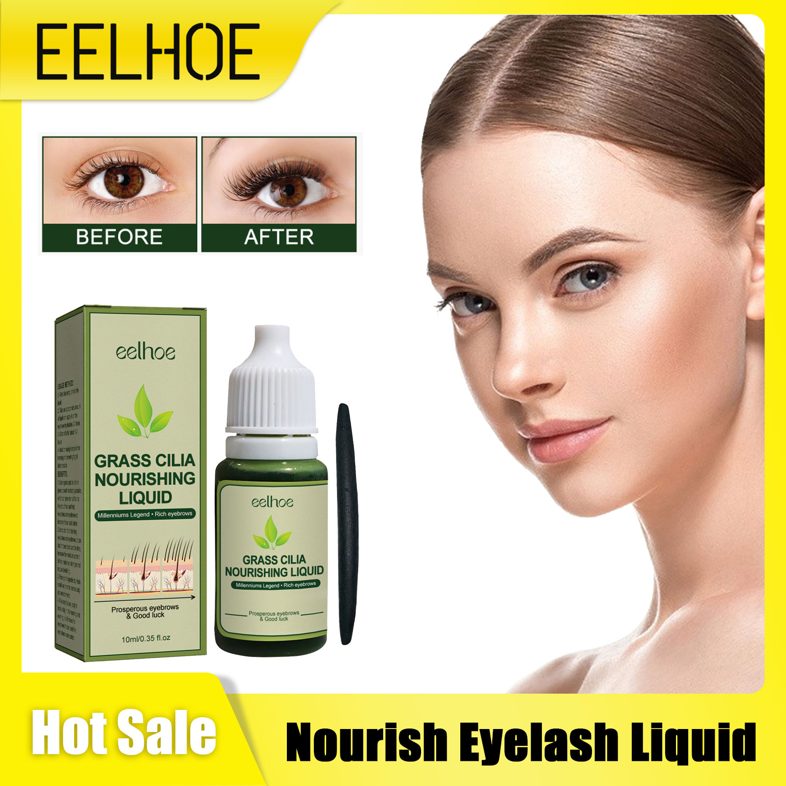 Nourish Eyelash Liquid Fast Lo - مراجعة Eyelash Extension Human Hair وسعره