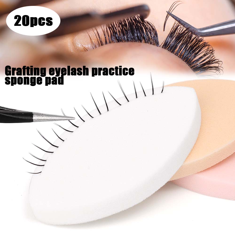 60PCS Soft Sponge False Eyelas - مراجعة Eyelash Extension Menu وسعره