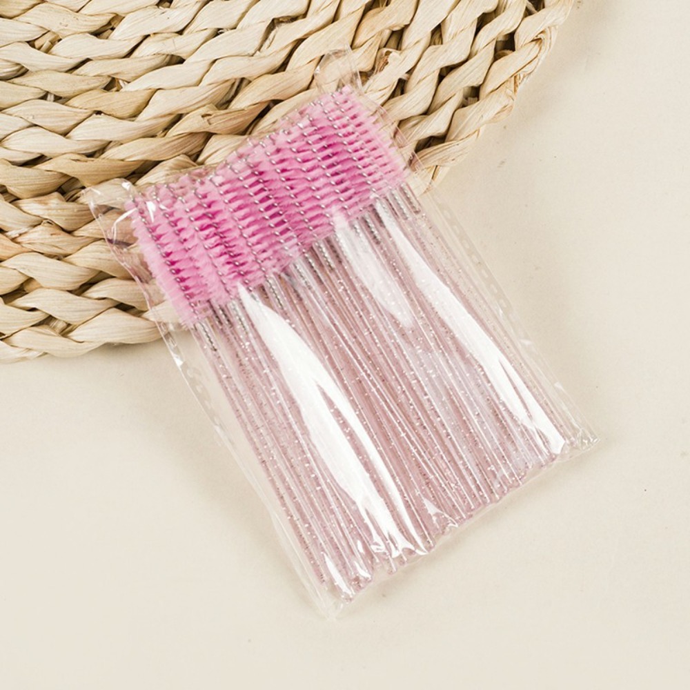 50-100PCS Crystal Eyelash Brus - مراجعة Eyelash Extension Vendor وسعره