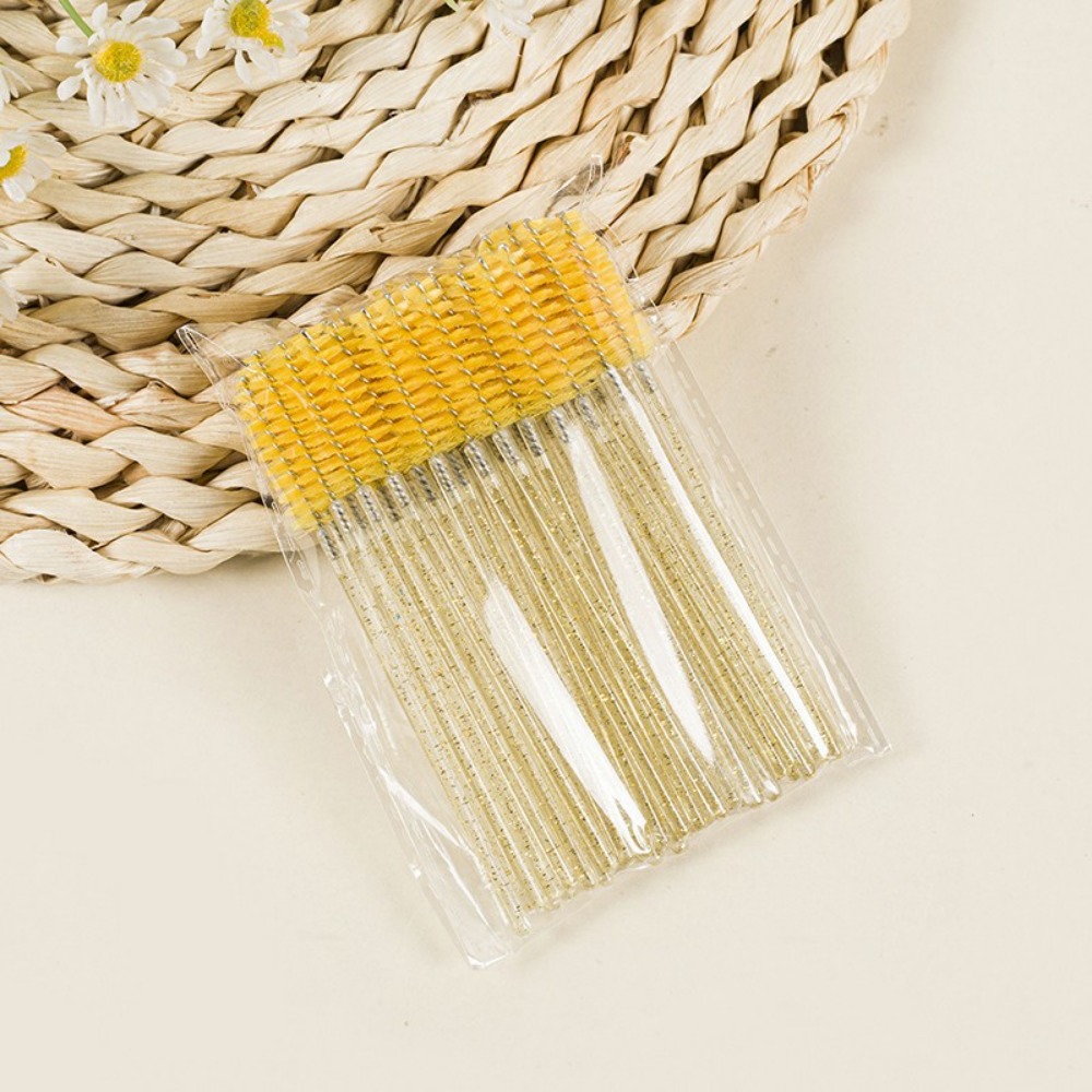 50-100PCS Crystal Eyelash Brus - مراجعة Eyelash Extension Vendor وسعره