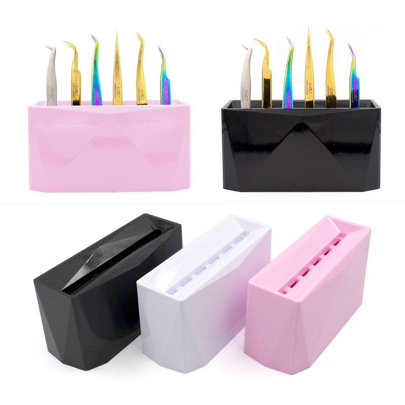 6 Holes Acrylic Eyelash Tweeze - مراجعة Lash Tray Organizer وسعره