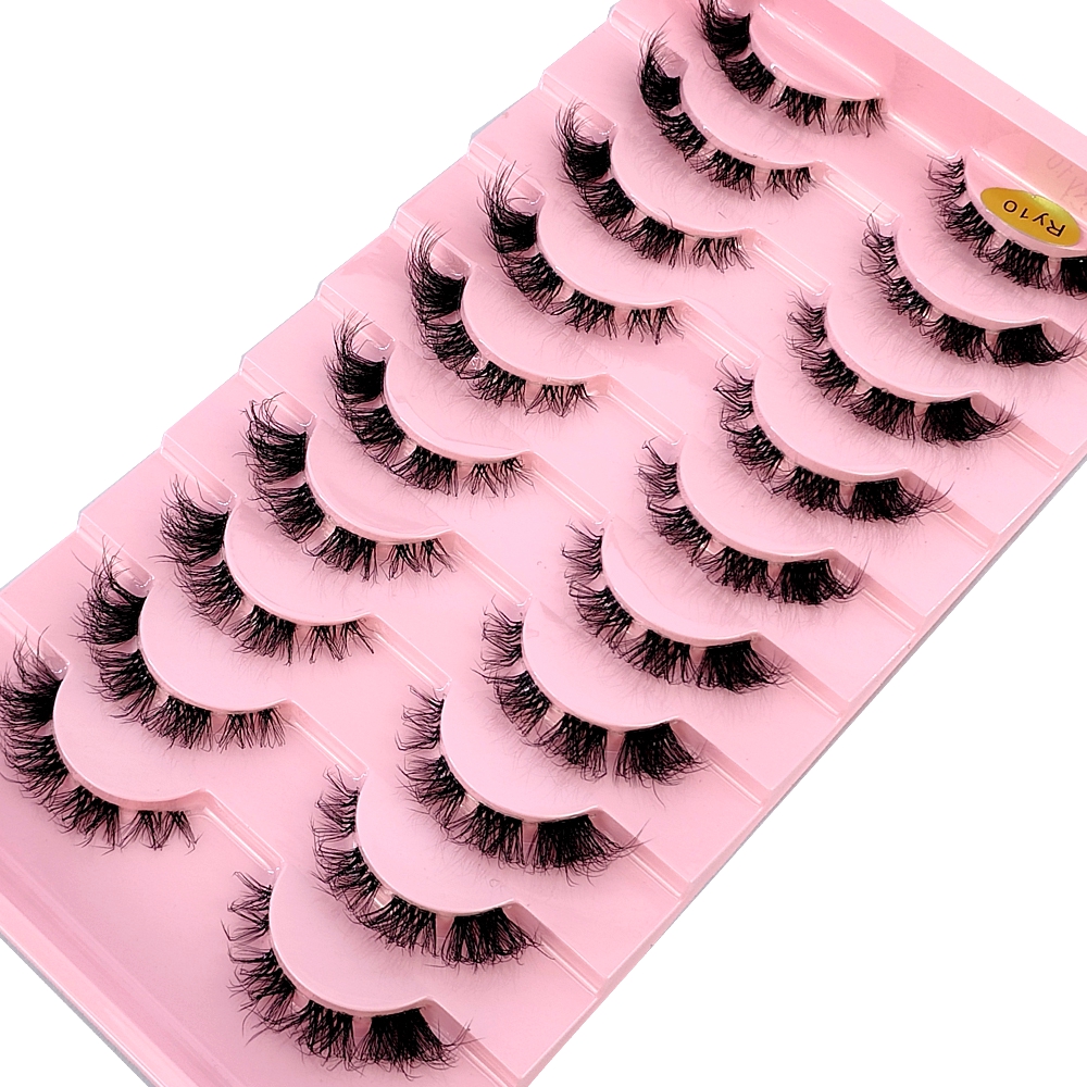 Invisible Band Segmented Lashe - مراجعة Eyelash Extension Cat Eye وسعره