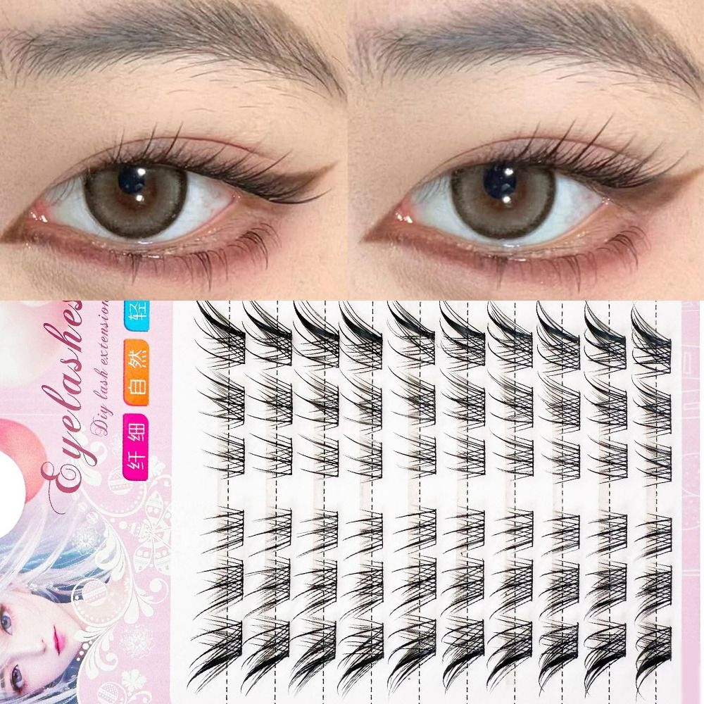 Women Beauty 3D Cat Eye Cluste - مراجعة Eyelash Extension Cat Eye وسعره