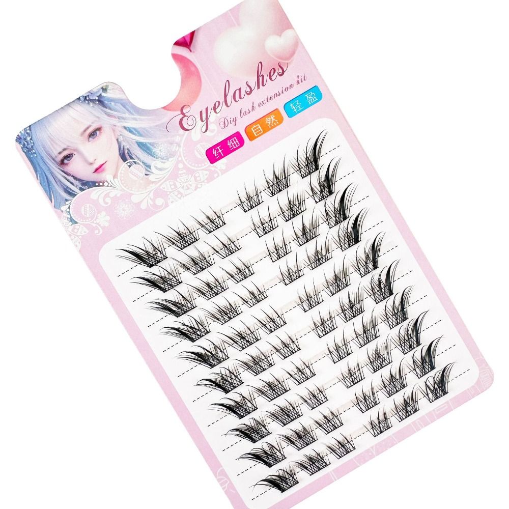 Women Beauty 3D Cat Eye Cluste - مراجعة Eyelash Extension Cat Eye وسعره