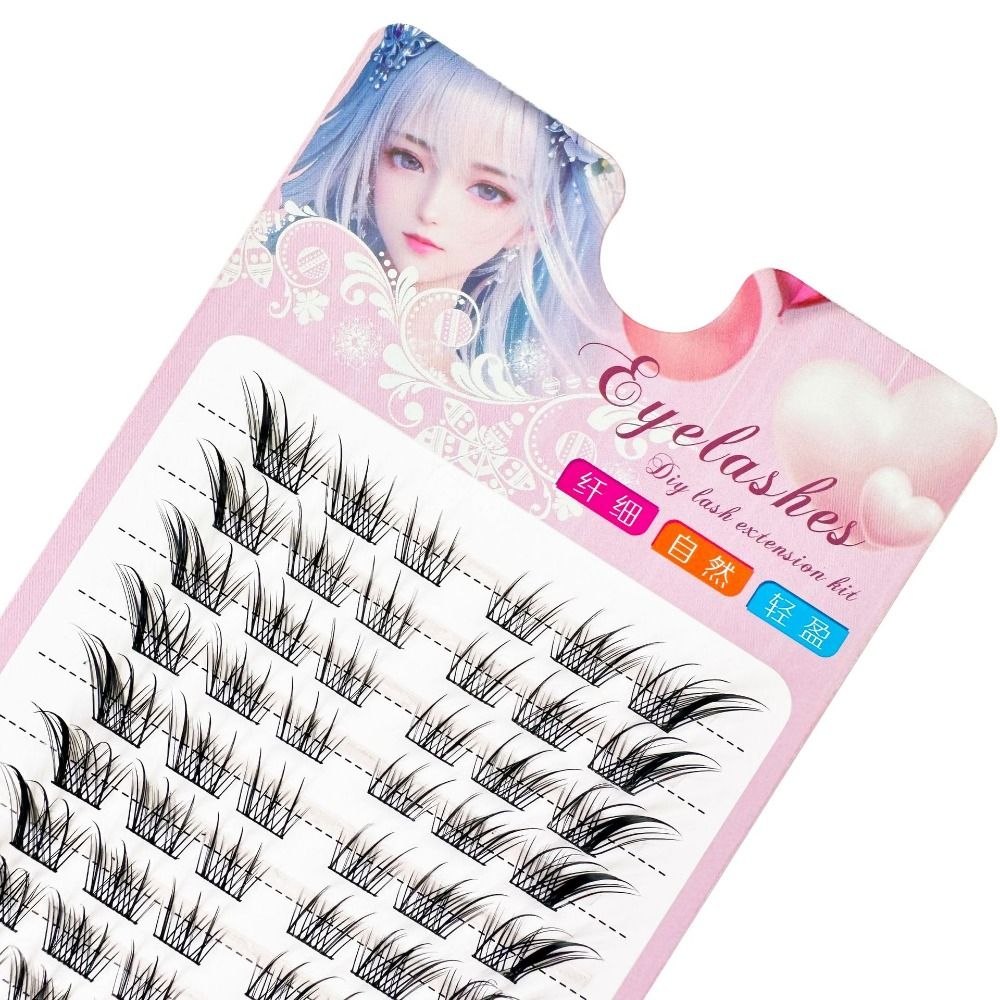 Women Beauty 3D Cat Eye Cluste - مراجعة Eyelash Extension Cat Eye وسعره