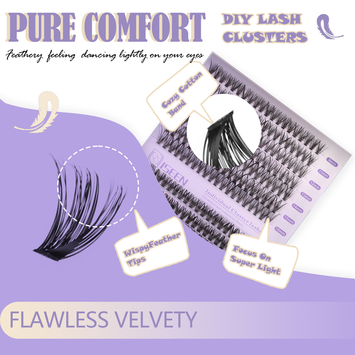 Eyelash Clusters Kit Soft Volu - مراجعة Eyelash Extension Full Set وسعره